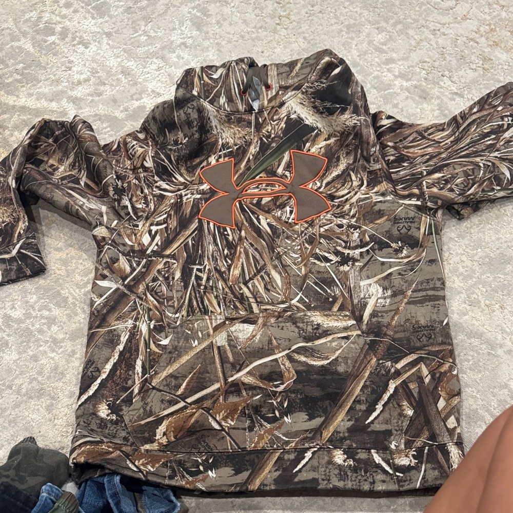 Under Armour Kids Brown Camo Hoodie